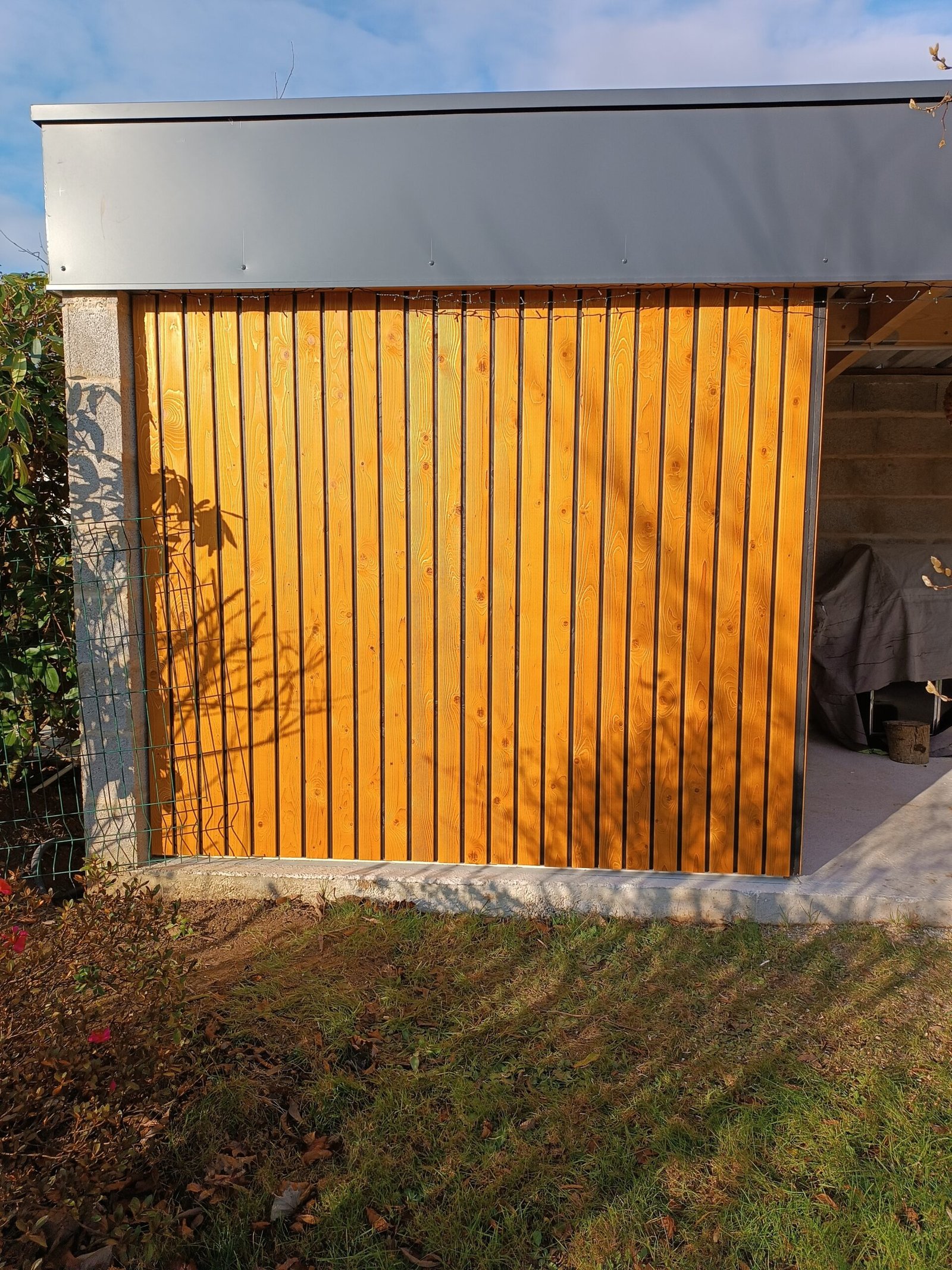 Garage en bois, Morbihan
